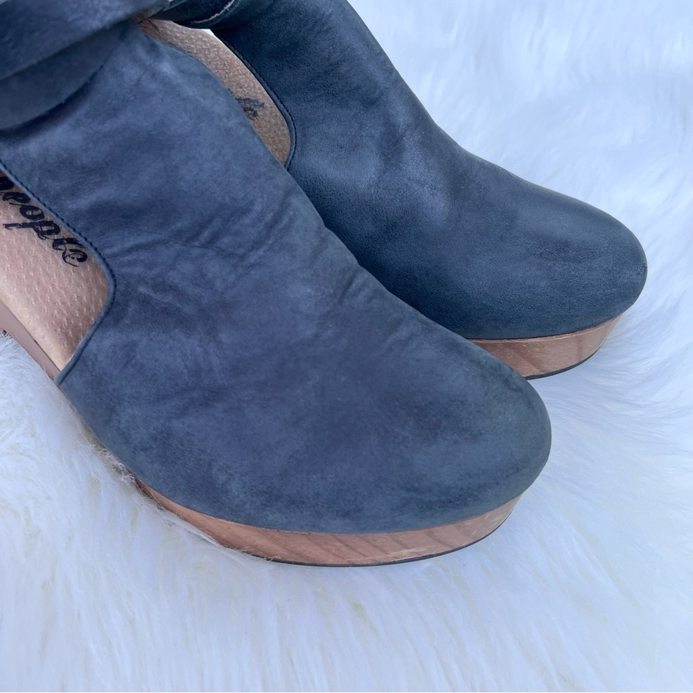 • SOLD • Free People Leather Cedar Clogs Sz 39 US 8.5 - Picture 4 of 16